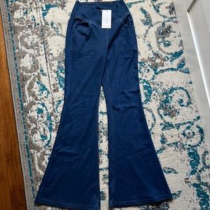 Flare Jeggings with crossover waist